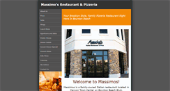 Desktop Screenshot of massimos-restaurant.com